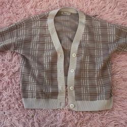 Brown cardigan 
