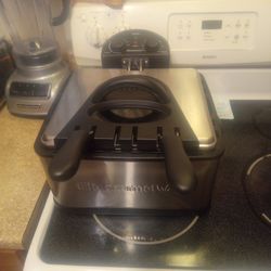 Elite Gourmet Dual Basket Deep Fryer
