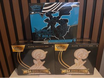 Pokemon Trading Card Game ETB Mega Evolution Black Bolt