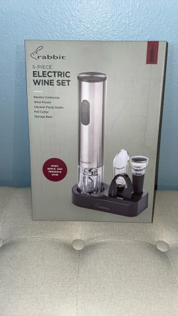 NEW!! Rabbit 🐇 ELECTRIC WINE 🍷 SET  Opener Pourer 
