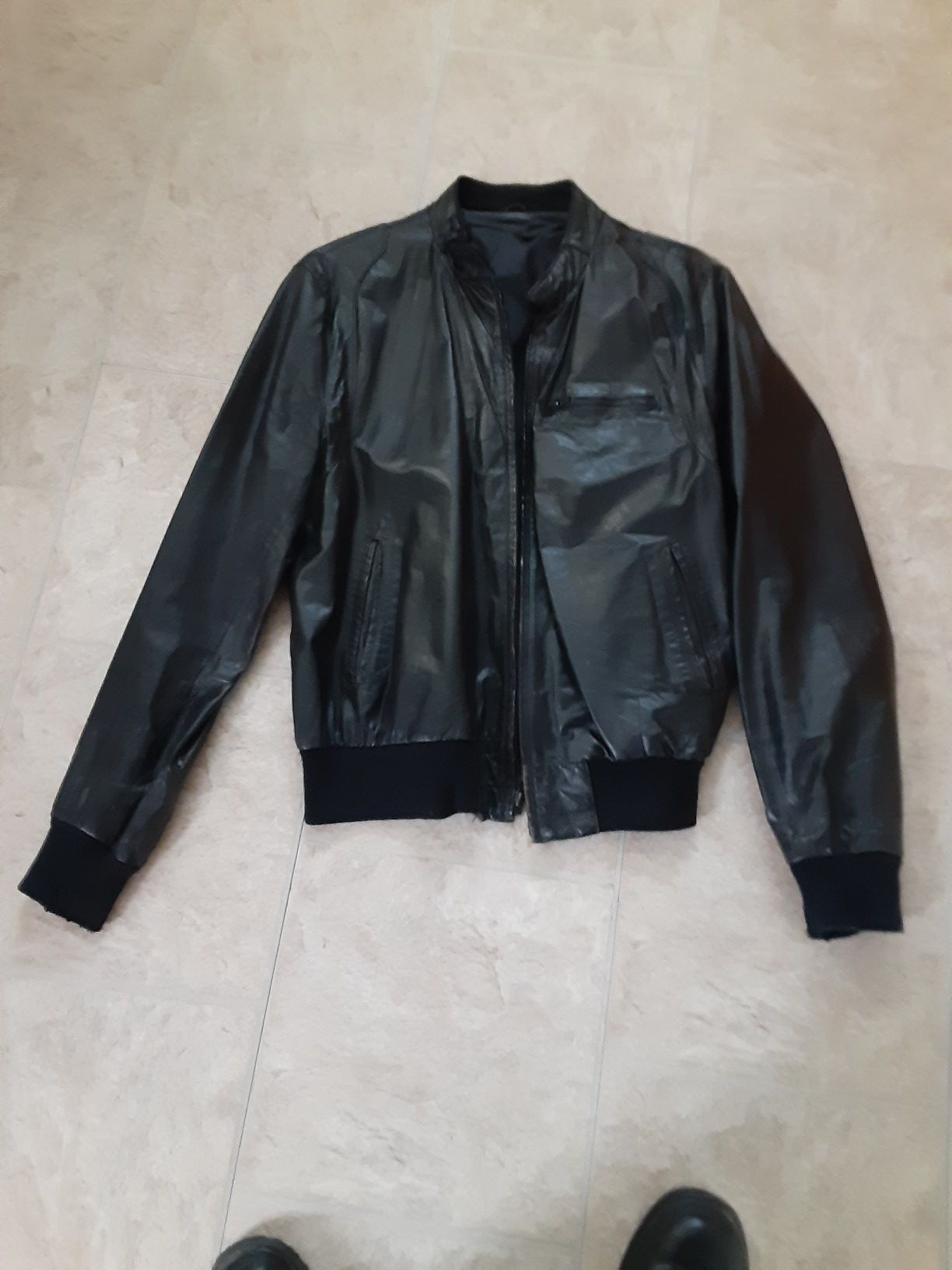 Men's leather jacket