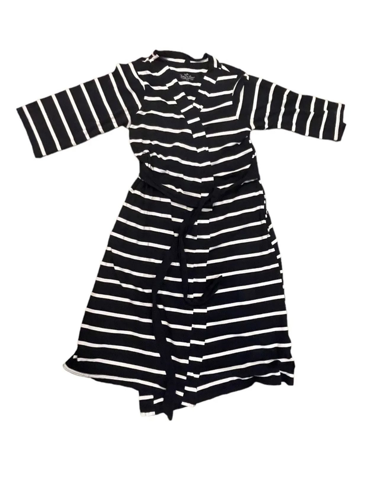 Baby Be Mine Maternity, Nursing, Dress, Blue & White Stripes Size Small/Medium