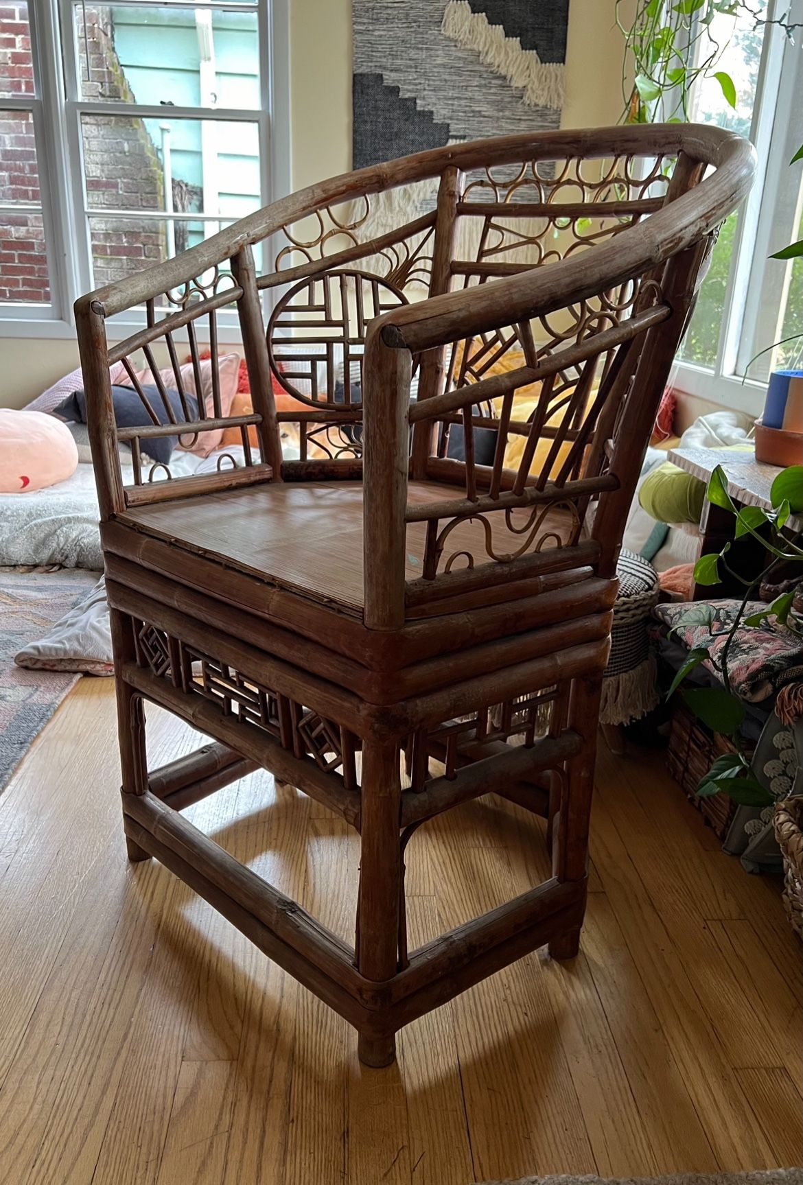 1970’s Brighton Style Tortoise Bamboo Chair