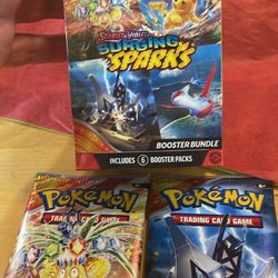 Pokémon Surging Sparks Booster Bundle & 2 Packs