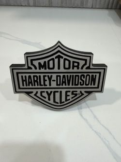 Harley Davidson Metal Trailer Hitch Cover