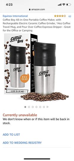 All in one Portable coffee maker.