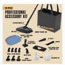 McCulloch MC1375 Canister Steam Cleaner with Accessories deal