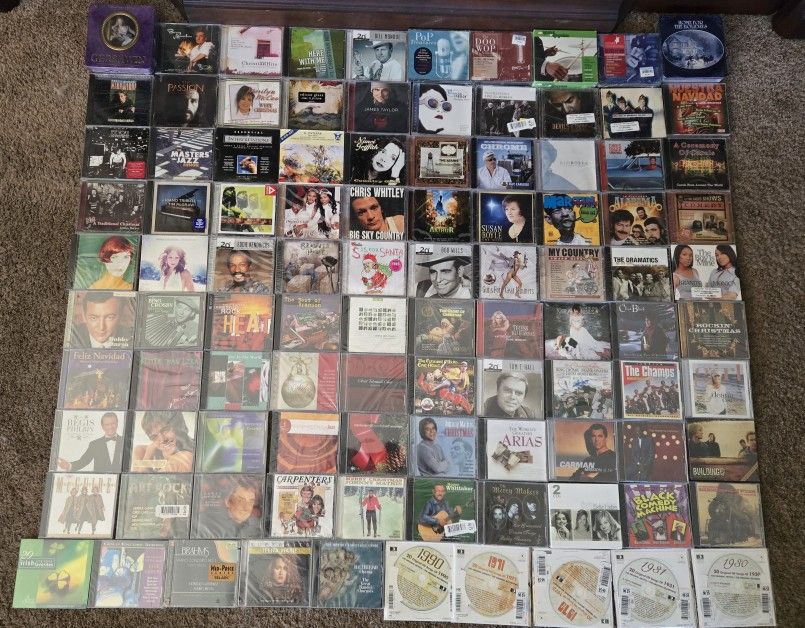 Lot of 100 Music CDs #1