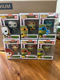 Funko Pop TMNT Retro Toys Set of 6