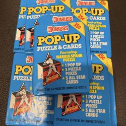1988 Donruss Pop-Up Baseball Wax Packs Unopened!!