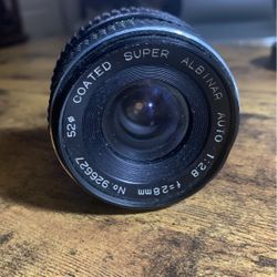 Vintage ALBINAR 1:2.8 f=28mm Lens 