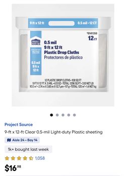 Plastic Drop Cloths