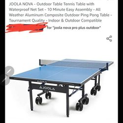 joola pingpong table sealed