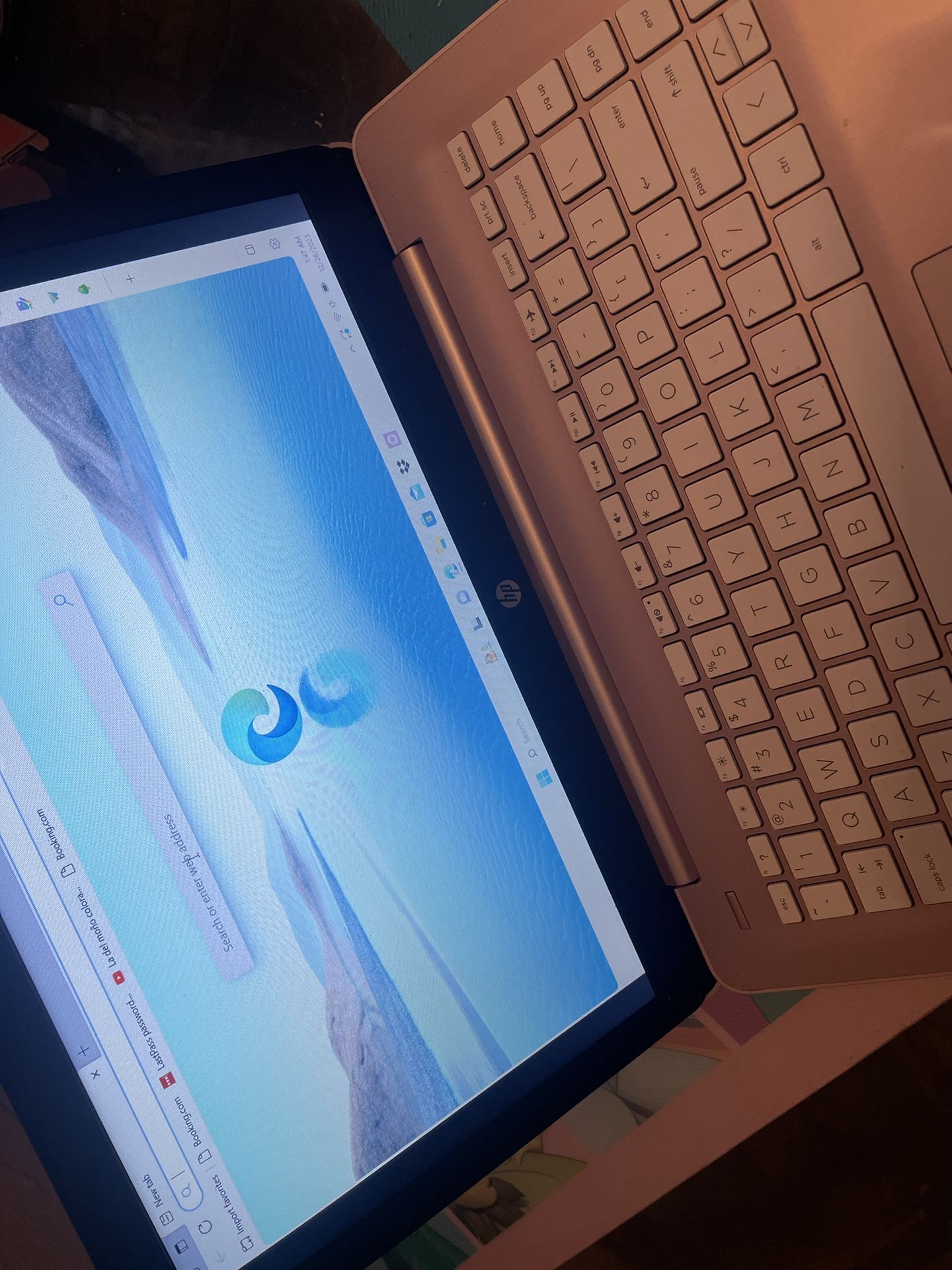 Hp Light Pink Laptop