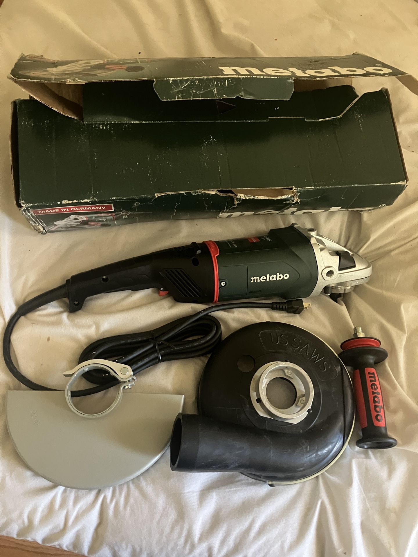 Open-box 7in Metabo 15amp Grinder