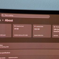 Skytech Intel i9 RTX 4090, 32GB RAM -Gaming PC, Near Mint