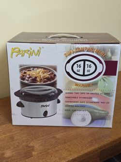 Parini dual compartment slow cooker ( new)