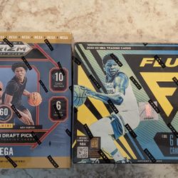 (1) 2023 Panini Prizm NBA Draft Picks MEGABOX and (1) Flux NBA 2023 MEGABOX