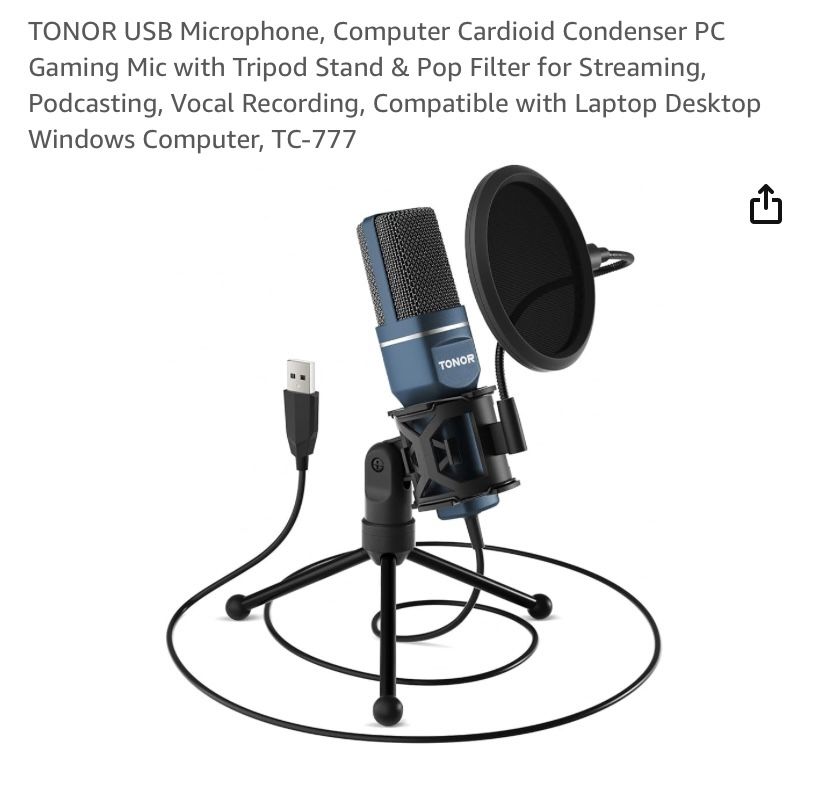 Tonor Tc-777 Usb Condenser Microphone
