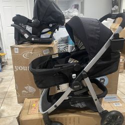 Graco Travel System Stroller And Car seat 
