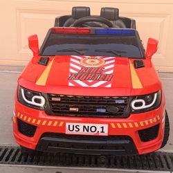 Kids Ride-On Fire Truck