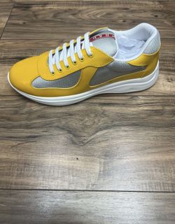 Yellow Prada Sneakers 