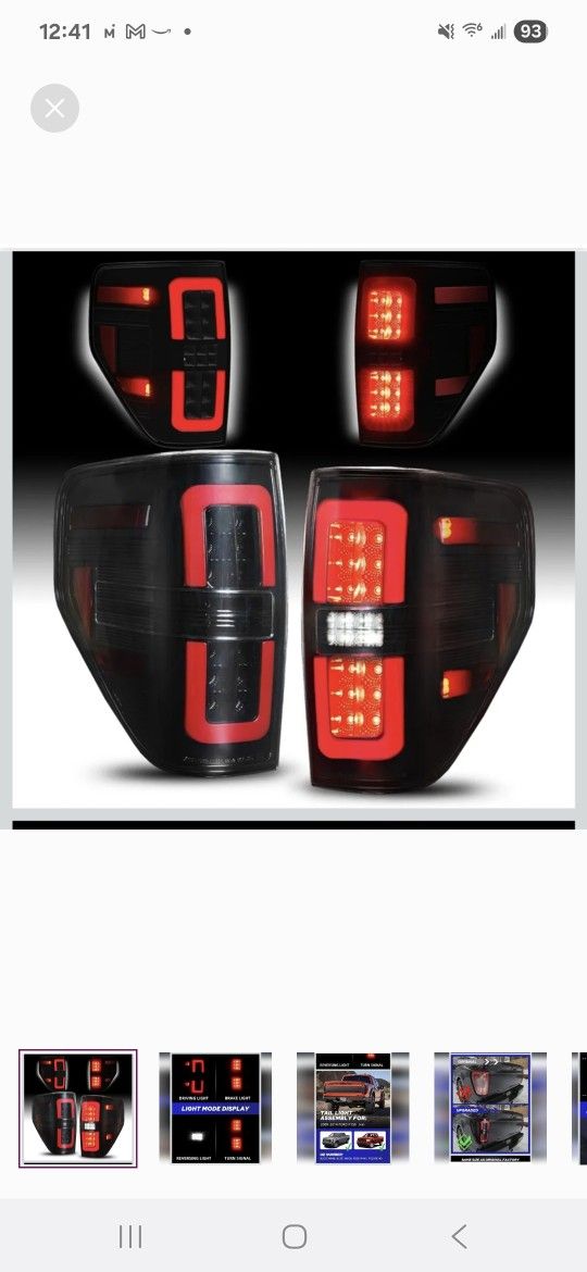 FORD LED Tail Light For Ford 2009-2014 F150