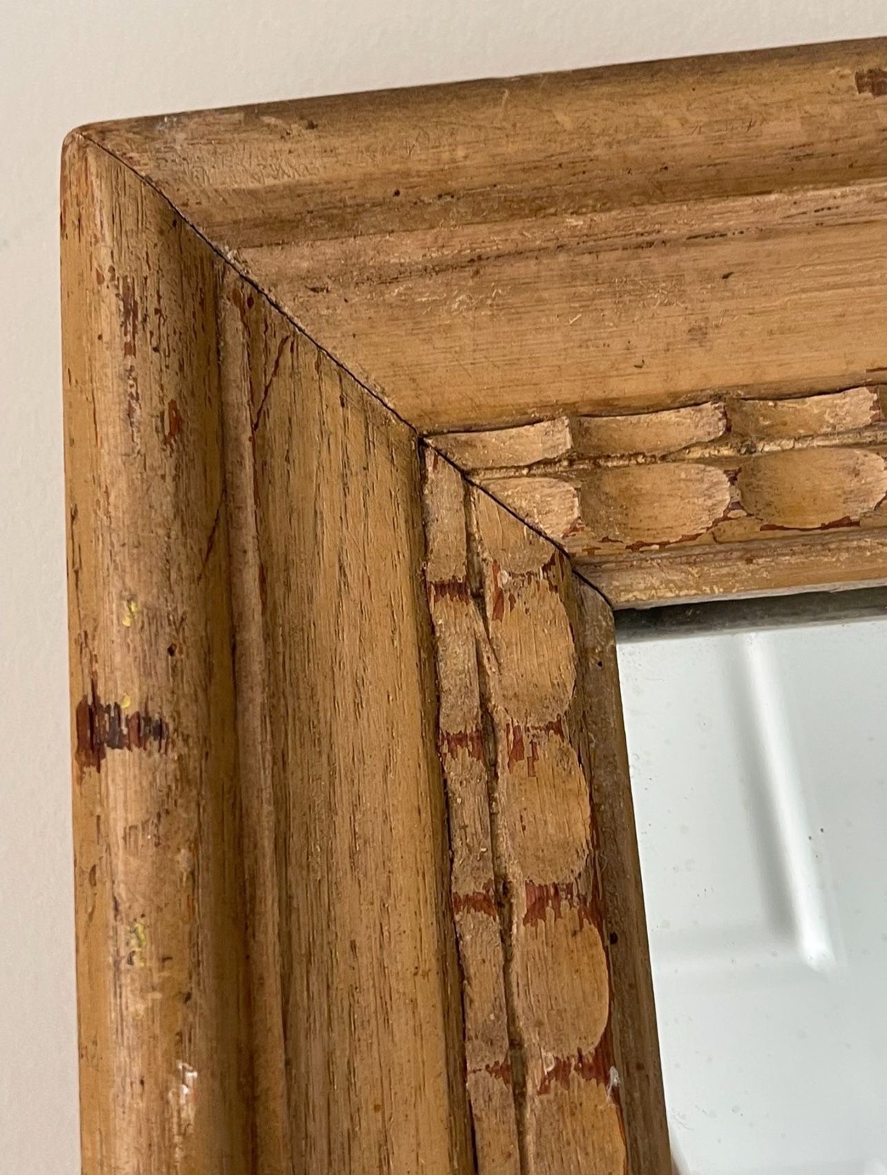 Vintage Wooden Mirror