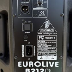 Behringer Eurolive Powered Complete Speaker System 