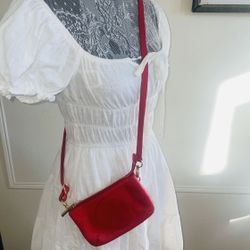 Tory Burch Red Crossbody Bag  