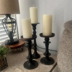 Candle Holders And Candles