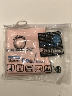 Brand New - Cooling UV Protective Sleeves - Pink