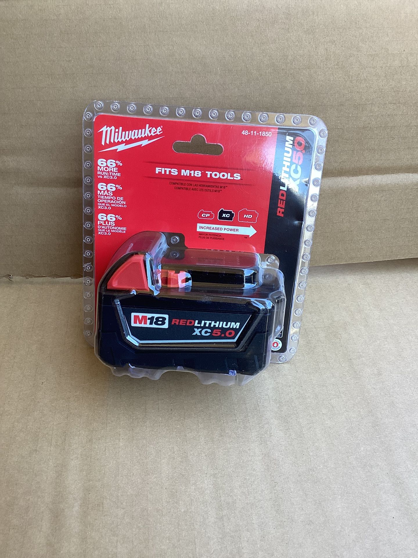 MILWAUKEE M18 18-VOLT 5 AH LITHIUM-ION BATTERY