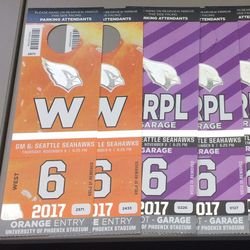 Orange parking passes