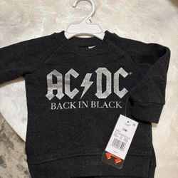 Baby AC/DC Sweatshirt 12 Months 