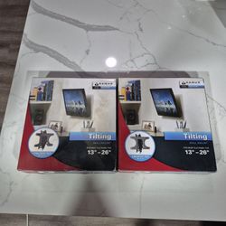 Two Tilting Sanus Wall Mounts