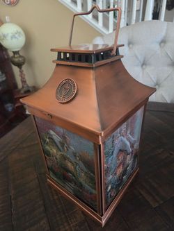 Thomas Kinkade Painter of Light Decorative Lantern