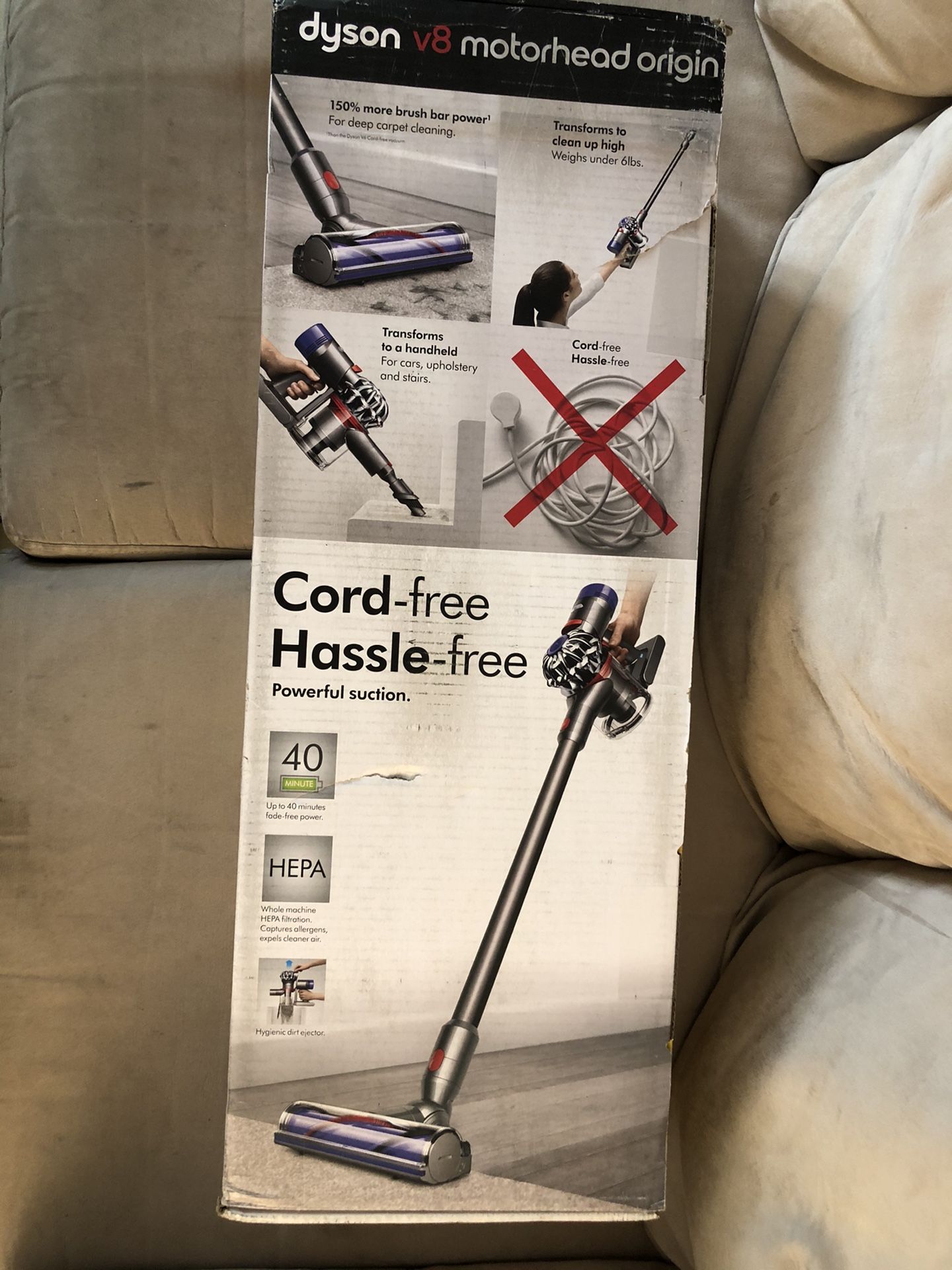 V8 Dyson Origin Cordless Vacuum