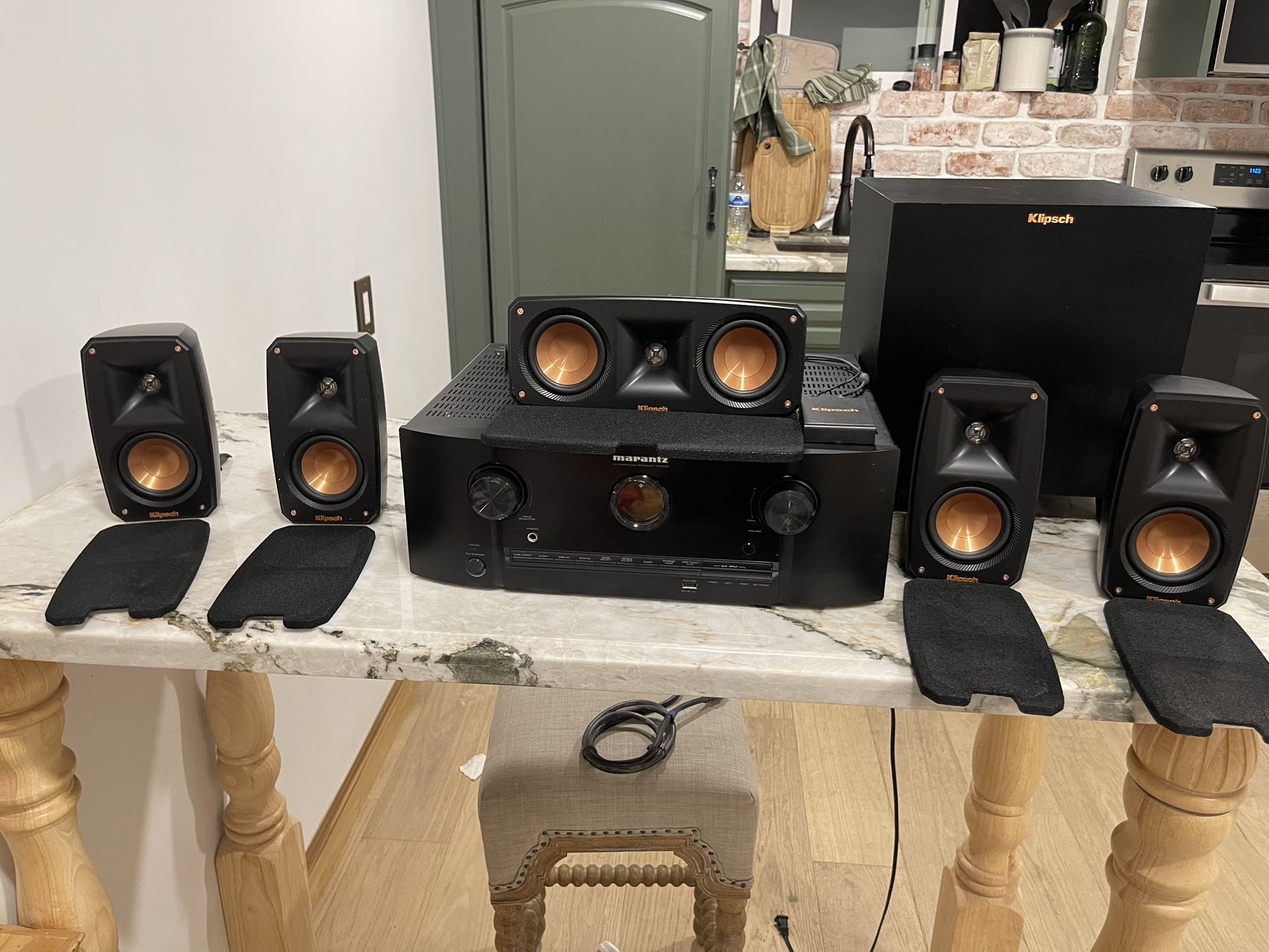 Klipsch 5.1 Home Theater System + Marantz Receiver