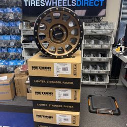 (Set of 4) Method MR305 NV 17x8.5 5x150 +0mm Bronze Wheels Rims 17" Inch