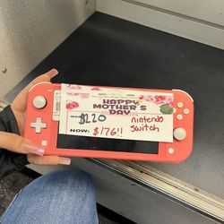 Pink Nintendo Switch Lite