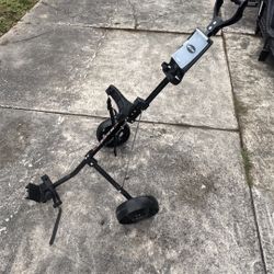 Racer Light Weight Steel Cart, Golf Cart Bag pusher