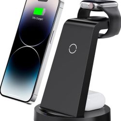 3 in 1 Charging Station for iPhone, Wireless Charger for iPhone