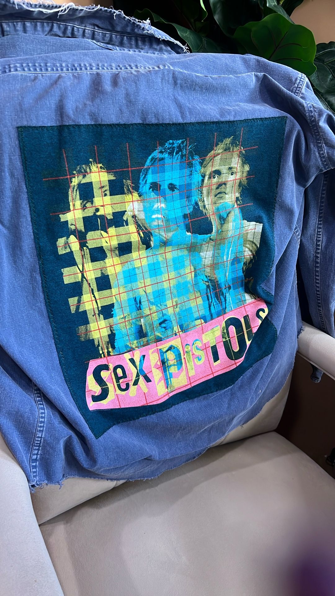 Sex Pistols Denim Jacket Mens L