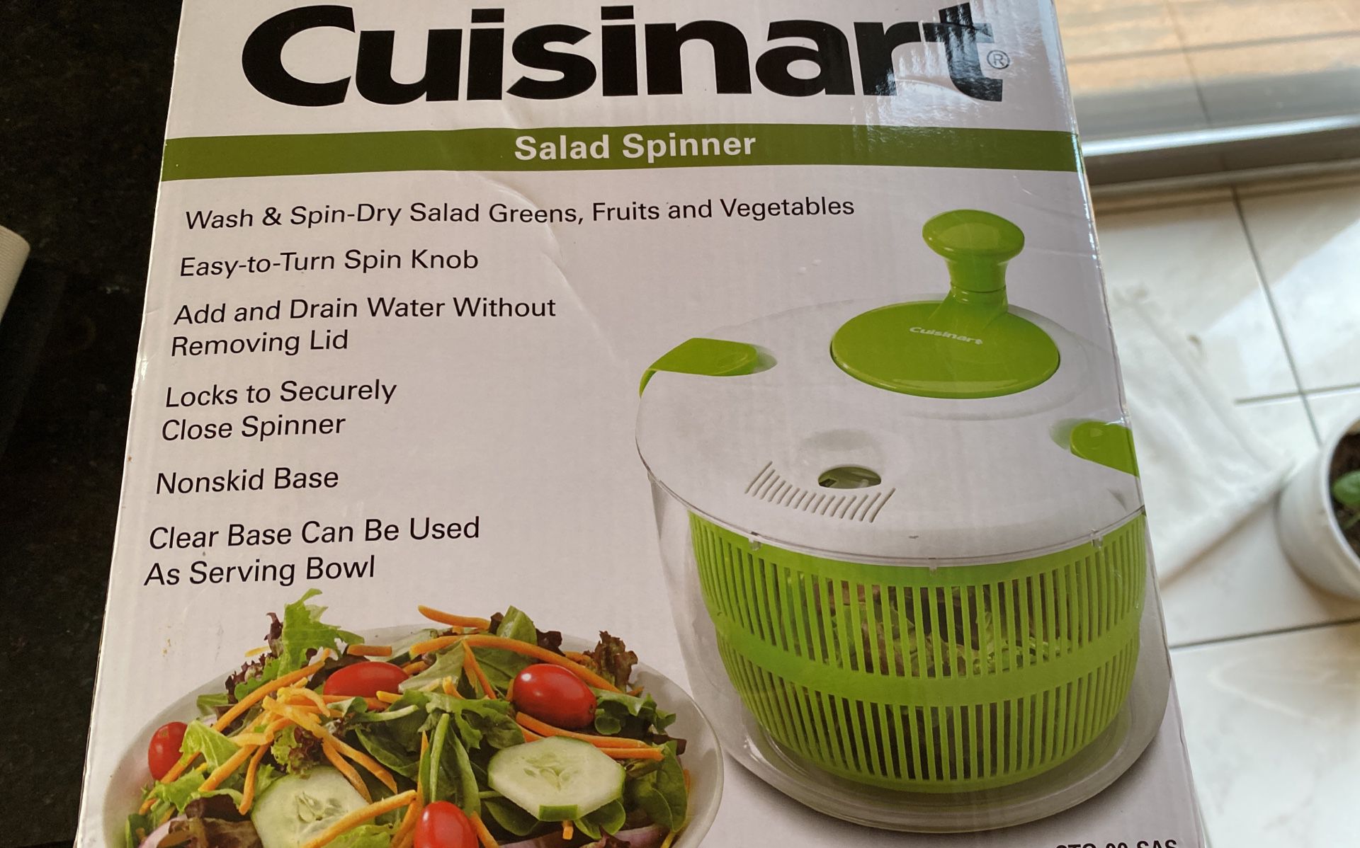  Cuisinart Salad Spinner- Wash, Spin & Dry Salad Greens