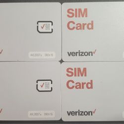 Verizon SIM cards