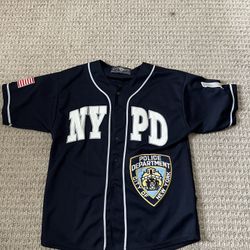 Vintage 2002 NYPD Baseball Jersey (Medium)