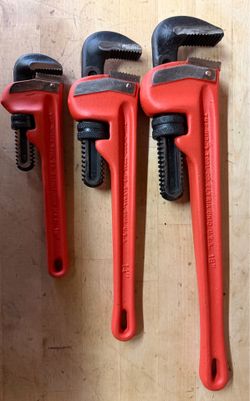 Ridgid pipe wrench plumbing tools