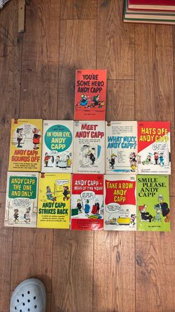 9 vintage Andy Capp Paperback books