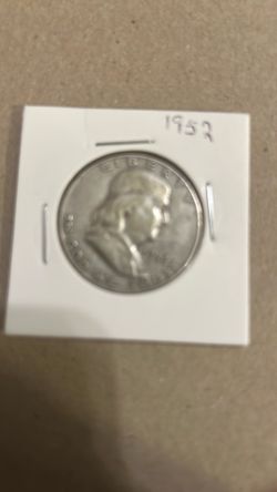1952 Ben Franklin Silver Half DOLLAR